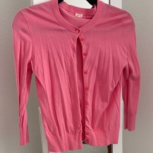 J. Crew Vibrant Pink Women's Cardigan
